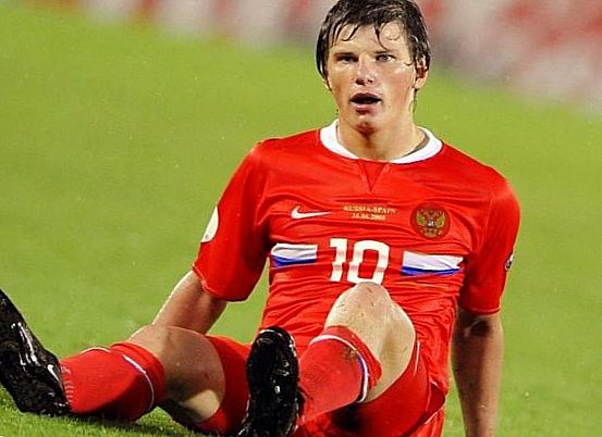 Андрей Аршавин (2002-2012, 75 матчей в составе национальной сборной, 17 голов)