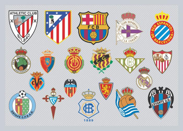эмблемы футбольных клубов