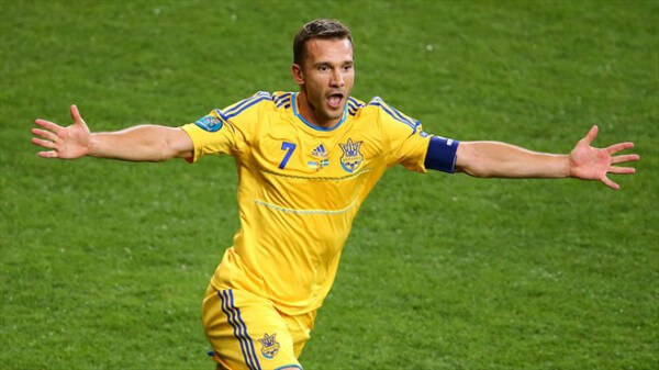 Андрей Шевченко - капитан сборной Украины