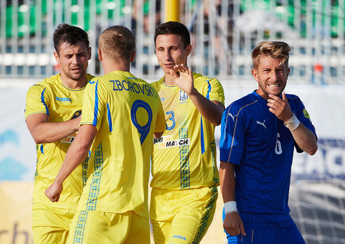 Пляжный футбол: Украина обыгрывает Италию и выходит в Суперфинал!