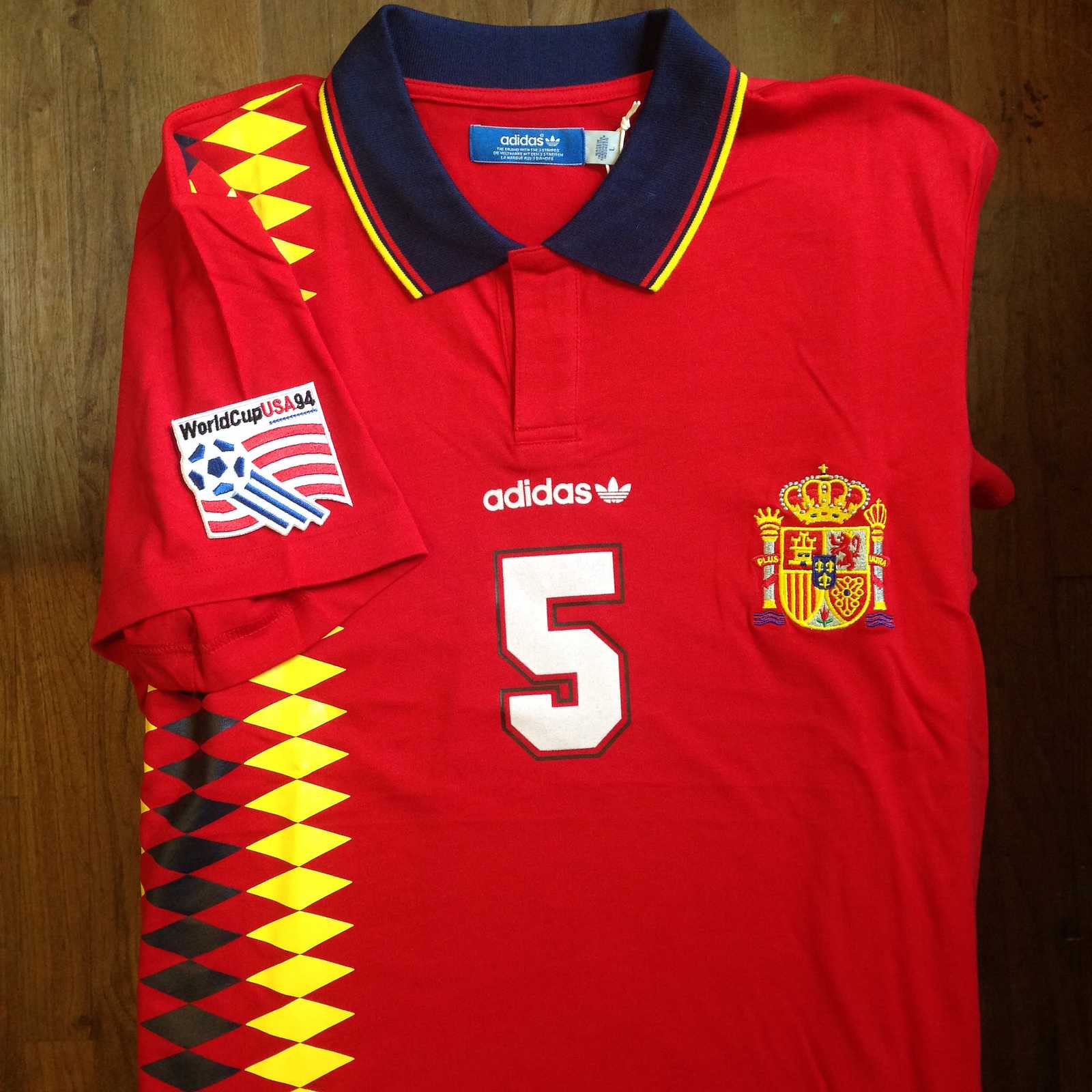Домашняя форма сборной Испании 1994