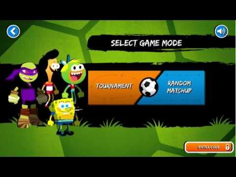 Nickelodeon Soccer Stars - Игры Губка Боб футбол