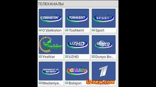 11# Uzbek Tv kanallari telefonda