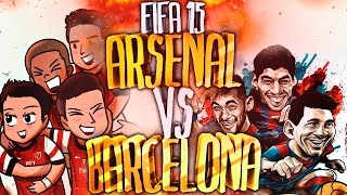 Арсенал - Барселона [FIFA 16] 1/8 финала Лиги Чемпионов 2015-16