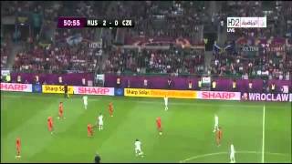 Россия - Чехия 4-1.Евро 2012