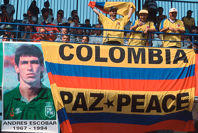 В Колумбии не забыли Андреса Эскобара