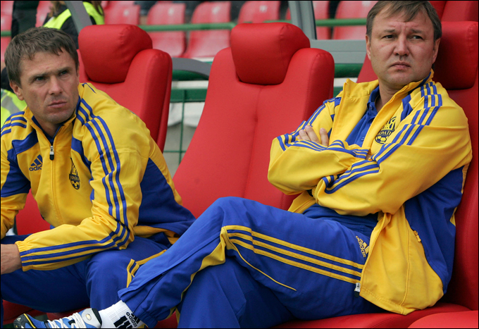 2010-й. Сергей Ребров и Юрий Калитвинцев