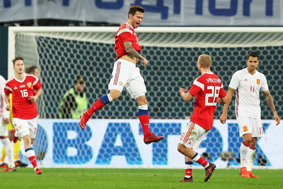Россия — Испания — 3:3