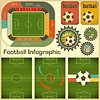 Футбольная инфографика | Векторный клипарт