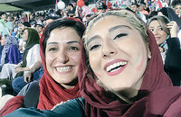 болельщики, Сборная Ирана по футболу, ЧМ-2018, девушки и спорт, Азади