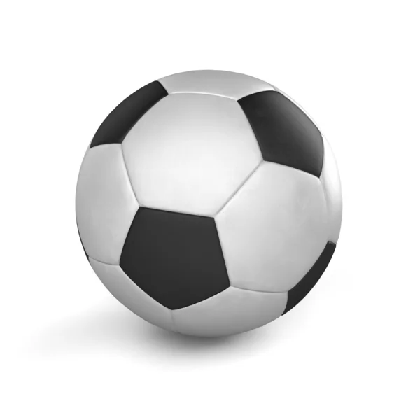 Черный и белый мяч футбол (футбол) Лицензионные Стоковые Фото