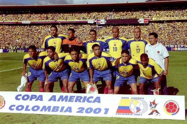Сборная Колумбии - победитель Копа Америка-2001