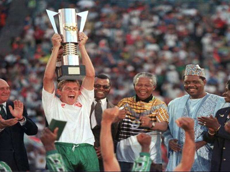 Сборная ЮАР - победитель Кубка Африки-1996