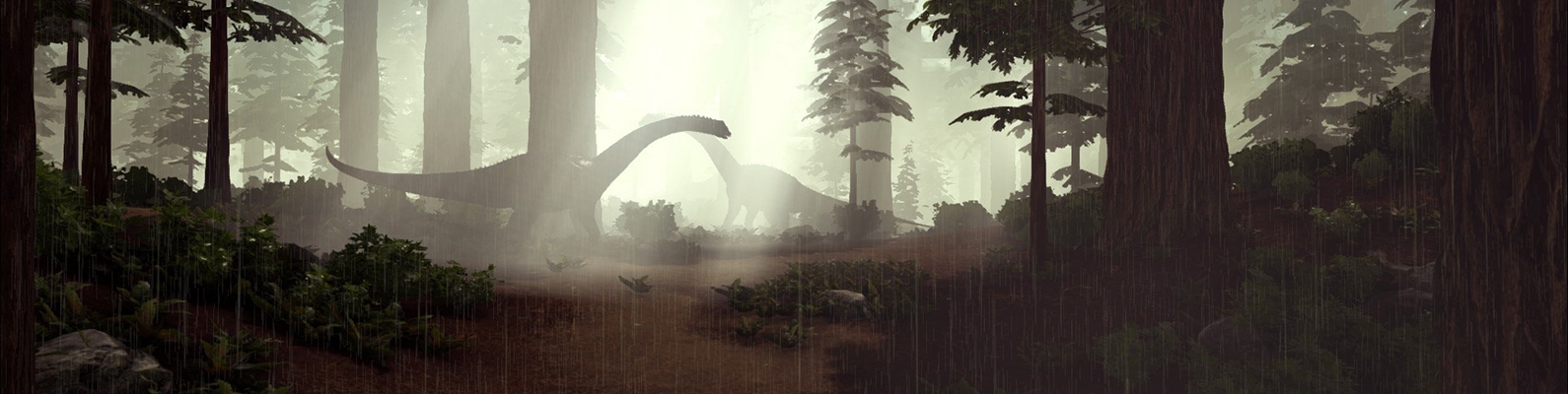 ARK Survival Evolved, game, forest, rain