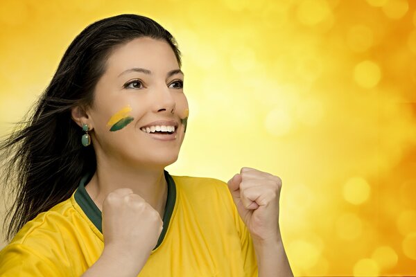 бразилия fifa футбол болельщица