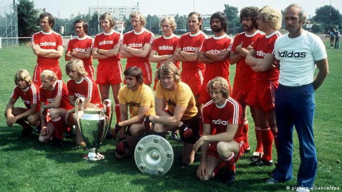 Бавария с трофеями 1974 года