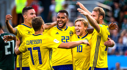 Футболисты сборной Швеции