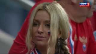 Самая красивая русская девушка-болельщица футбола!