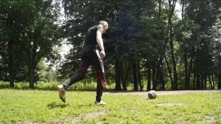 Обучение ударам в футболе (для начинающих) "Наклбол"