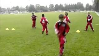Процесс тренировки детей в футболе на основе школы Аякс