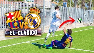 BARCELONA VS REAL MADRID ¡EL CLÁSICO! PARTIDO FÚTBOL