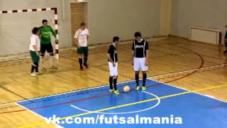 Розыгрыш штрафного - футзал мини-футбол futsal skills goal tricks