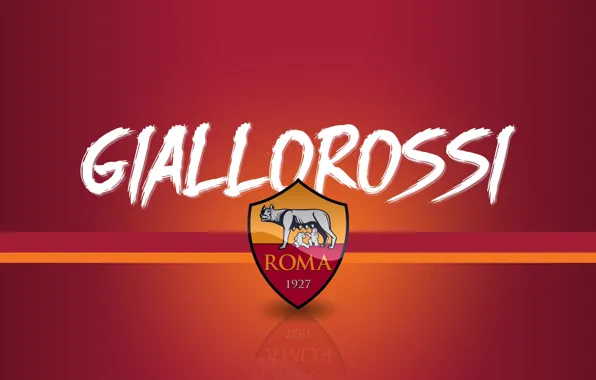 Обои logo, AS Roma, Serie A, sport, Giallorossi, football, wallpaper