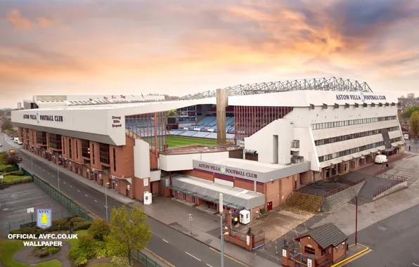 Обои stadium, football, Villa Park, sport, wallpaper, Aston Villa FC, logo