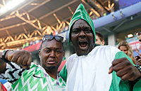 болельщики, Сборная Нигерии по футболу, ЧМ-2018